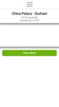 Mobile Screenshot of chinapalacedurham.com